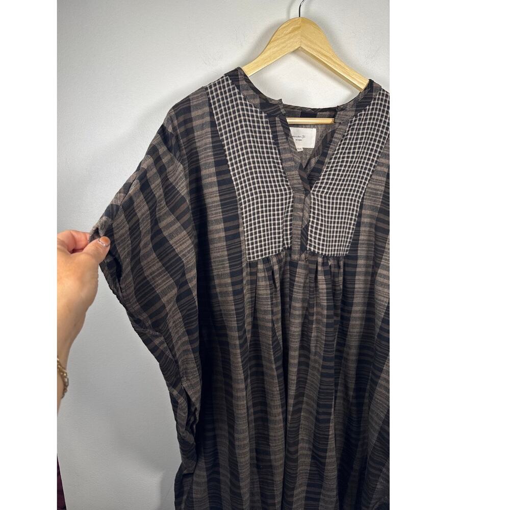 Amente Pullover Cotton Linen Blend Oversized Midi Dress XS/S - Picture 9 of 9